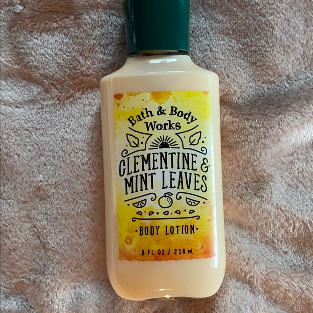 Clementine and mint leaves body lotion